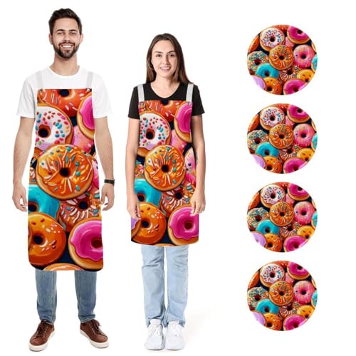 Tabliers de cuisine pour homme et femme étanches parfaits pour cuisiner en duo