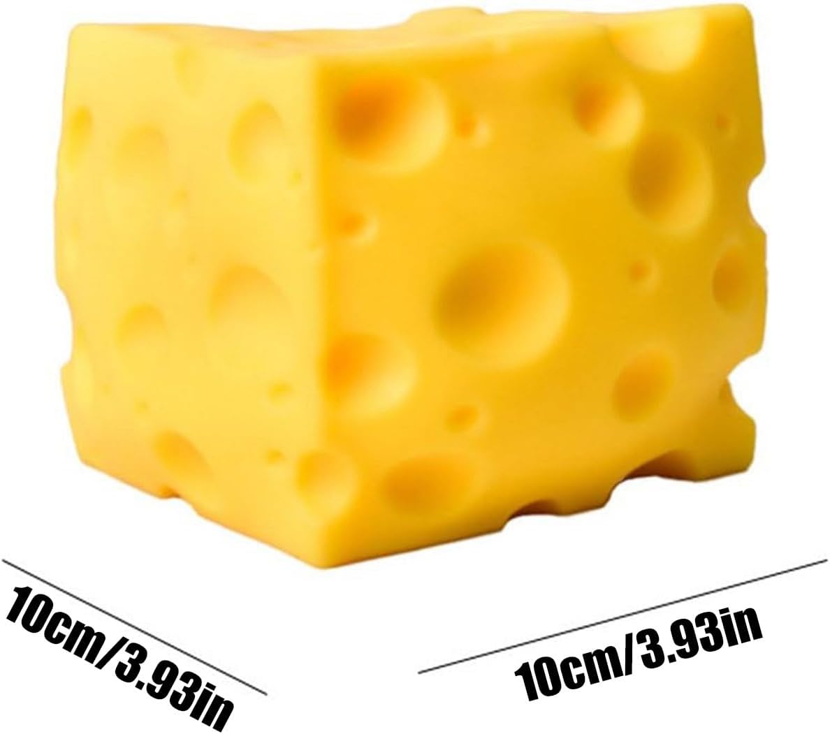 Big Cheese Squishy Cubes Sensory Toys Stress Relief Squeeze Cheese Block Stress Balls Squishy Fidget Toy Relax Aid Focus for Adults Kids Home School Travel