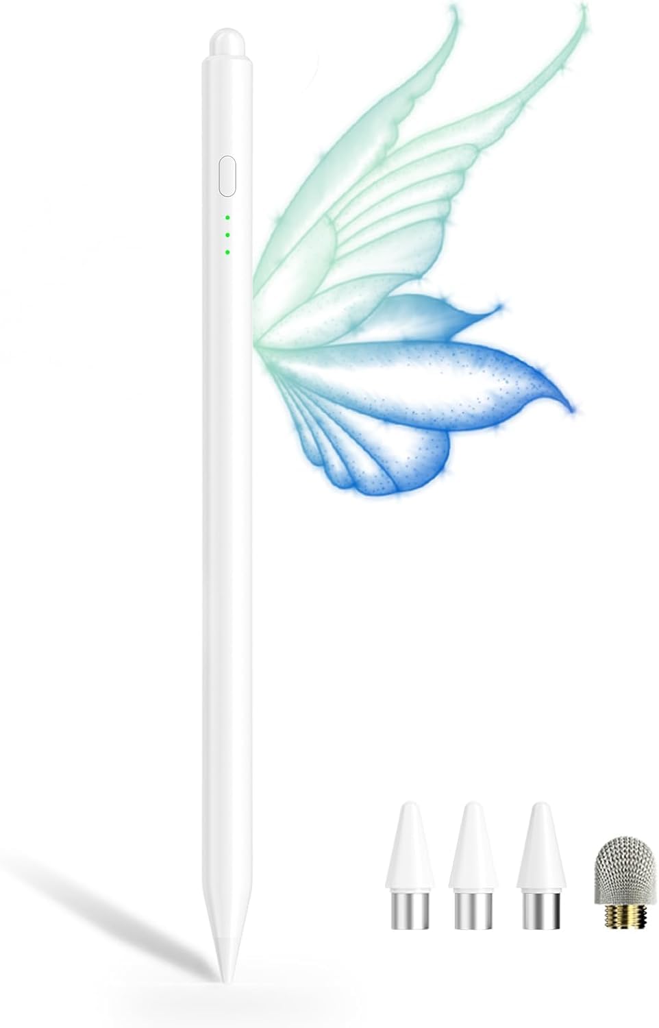 KINGONE Universal Stylus Pen for Android Pad & Tablets, Compatible with iPad, iPhone, iOS/Android & Other Tablets and Cellphone, Active Stylus Pencil for Writing, Drawing, Playing - White (B0D8TCX2TH) Amazon Price History, Amazon Price Tracker