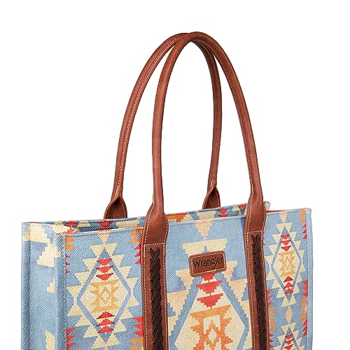 Image of Wrangler Tote Bag for Women Western Purse and Aztec Satchel Handbag