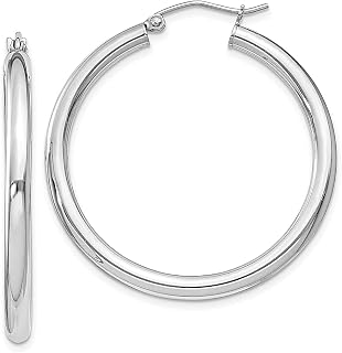 Brincos de argola redondos de prata esterlina 925, 3 mm, conjunto de argolas de orelha, joias finas para mulheres, presentes para ela, Prata esterlina Cristal