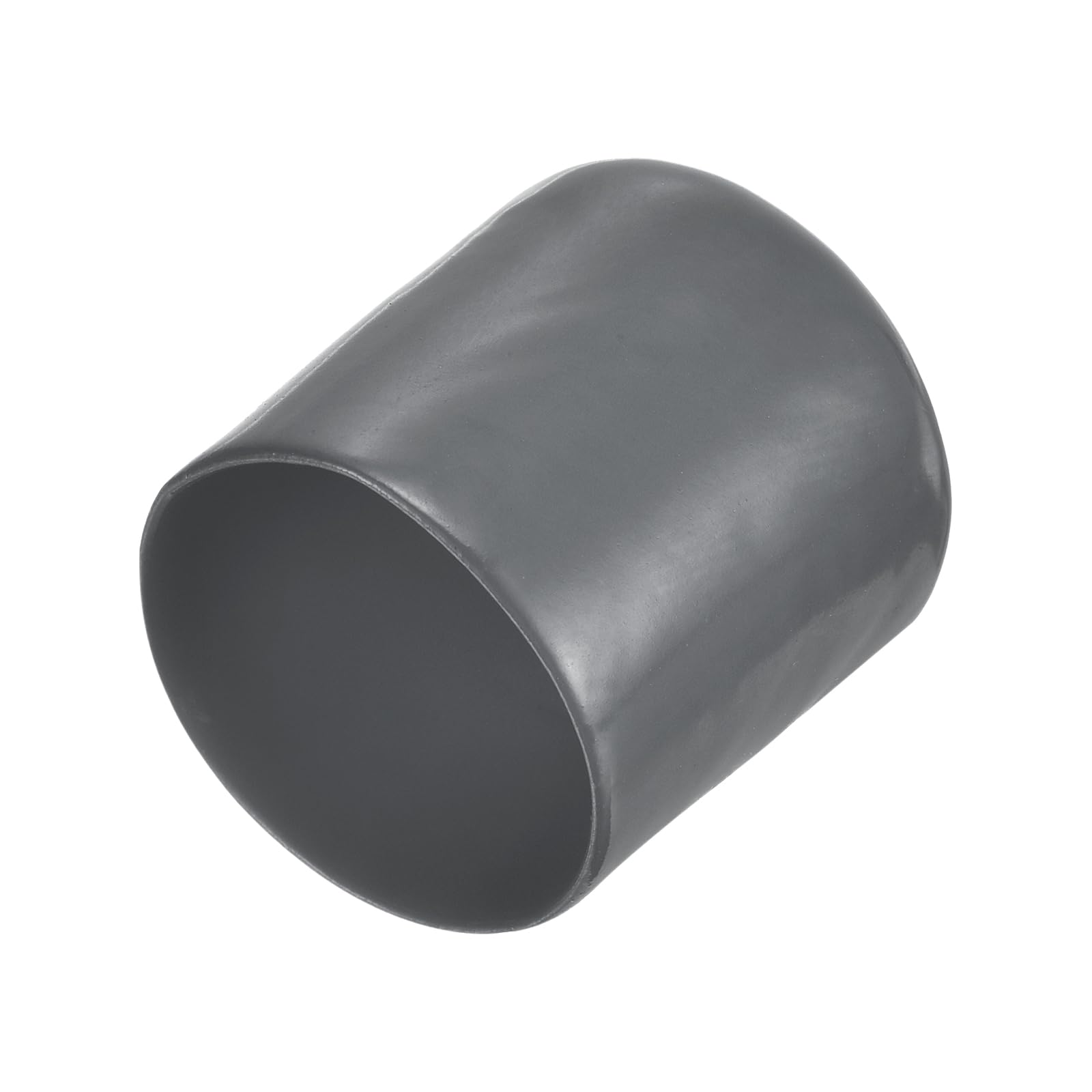 uxcell 20pcs Rubber End Caps 26mm ID Vinyl Round Tube Bolt Cap Cover Thread Protectors Dark Grey