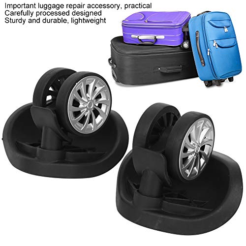 Luggage Replacement Wheels, 1 Pair of A77 Luggage Wheel Universal Suitcase Replacement Accessory Outdoor Supplies3