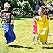 Wowagoga Potato Sack Race Bags 28x40'', Colorful Jumping Pocket Adult Sense Sports Game Equipment Party Accessory for Field Day, Outdoor Picnic Party(Set of 4)