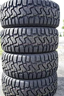 Set of 4 (FOUR) Haida HD878 R/T All-Terrain Mud Off-Road Light Truck Radial Tires-33X12.50R24LT 33X12.50X24 33X12.50-24 104Q Load Range E LRE 10-Ply BSW Black Side Wall