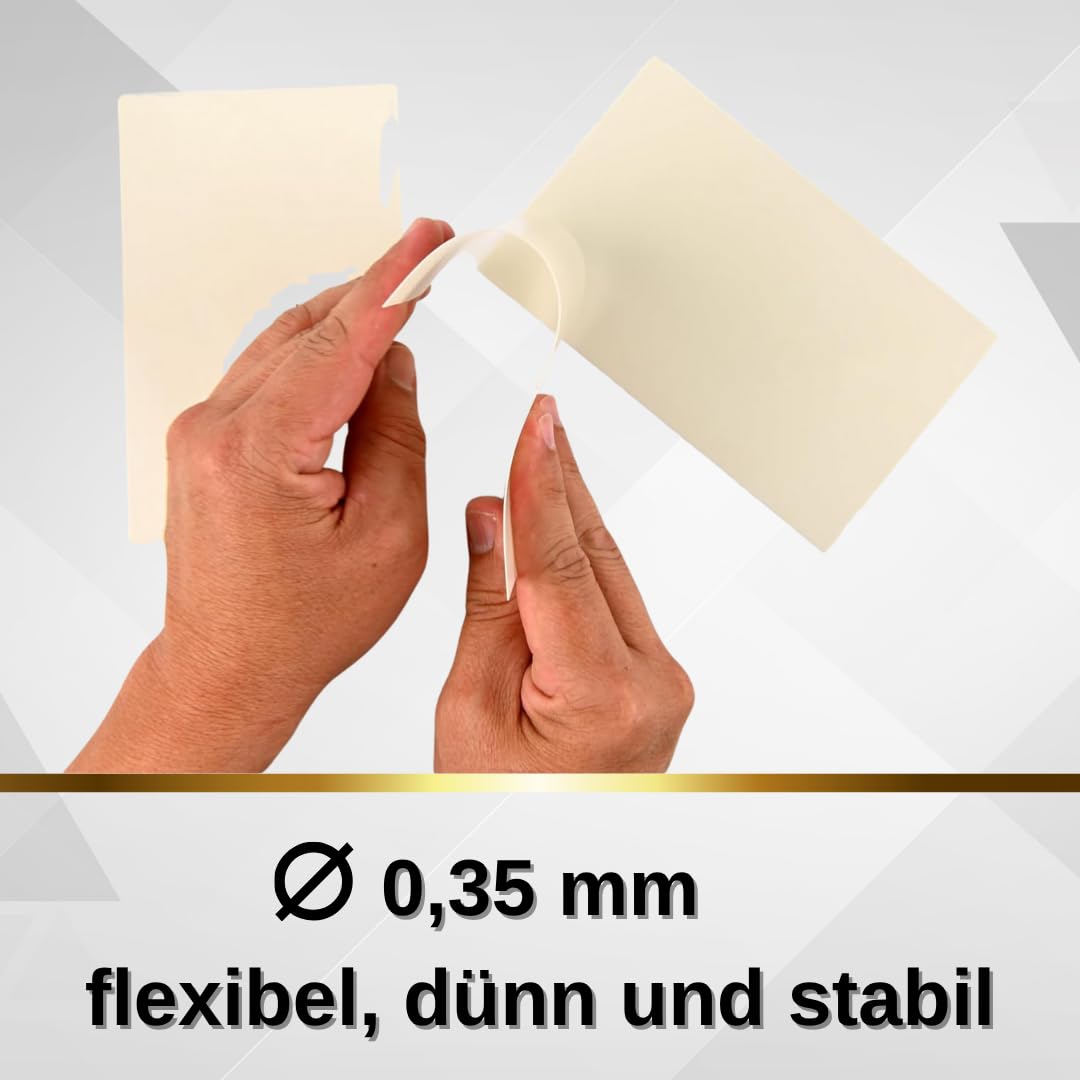 Türfallen-Öffnungskarte 0,35 mm | Öffnet jede Tür mit Falle | Plastik-Karten Tür-Schloss-Öffner | Profi-Qualität • Made in Germany • inkl. PDF-Anleitung