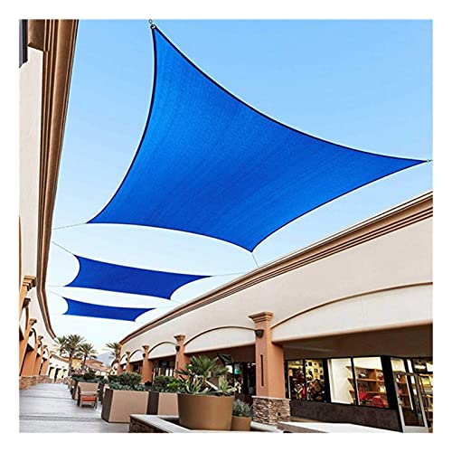 Voile d'ombrage pour tonnelle extérieure et terrasse en tissu bleu