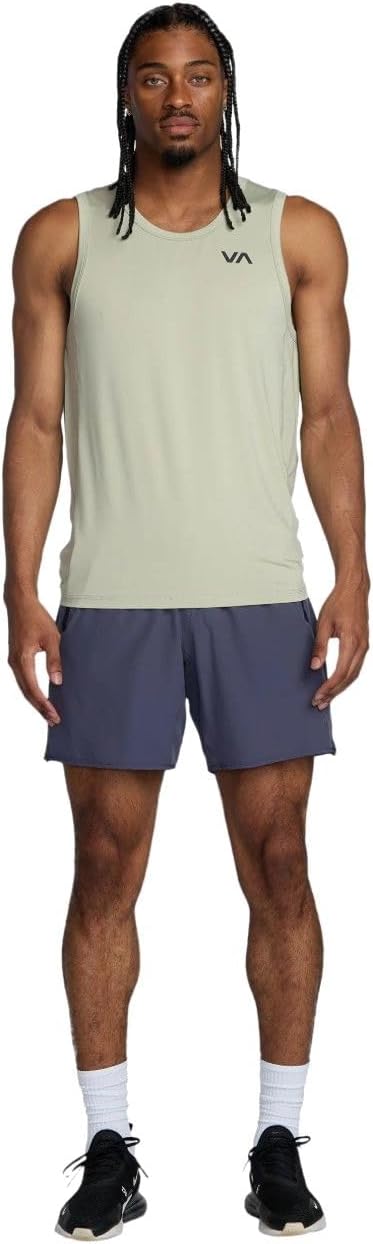 RVCA Men's Sport Vent 4-Way Stretch Athletic Tank