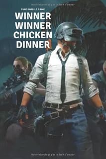 WINNER WINNER CHICKEN DINNER - PUBG Mobile , lined Journal for Writing, College Ruled , 120 PAGES (French Edition)