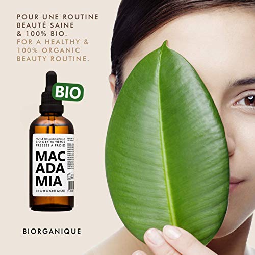 Macadamia-Öl Biorganique – 100% Bio, kaltgepresst, 100 ml