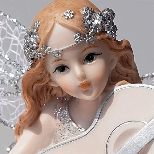 Statue fée fleur figurine ange résine décoration table mariage - 4
