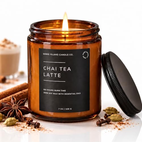 Chai Tea Latte Scented Soy Candle