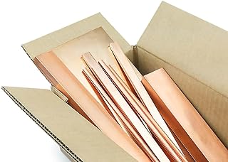 Copper Protobox 10 lb - Assorted Shapes – Pure Copper Sheets, Rods, Plates, Stock Tube, Pellets for Crafts, Jewelry, and Scrap Metal, Random Copper Pieces for DIY and Industrial Projects