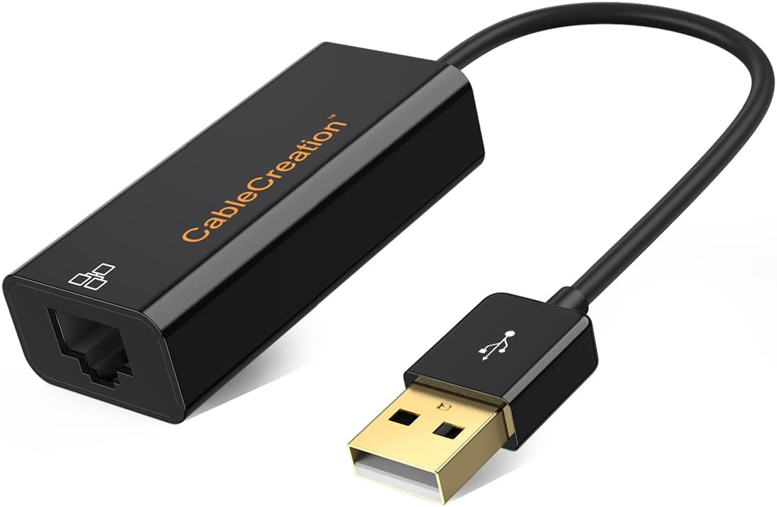 Discount USB Network Adapter, CableCreation USB 2.0 to 10 / 100 RJ45 Ethernet LAN Cable Compatible with Windows 10/ 8.8/ 8/ 7, mac OS X, Black Discount 90% USB Network Adapter, CableCreation USB 2.0 to 10 / 100 RJ45 Ethernet LAN Cable Compatible with Windows 10/ 8.8/ 8/ 7, mac OS X, Black