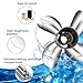 FYMP 10.625 x 15 Trophy Sports 4 Blades Stainless Steel Outboard Propeller fit Mercury Engines 40-60HP(Interchangable Style for Yamaha/Tohatsu Engines),Ref.No.48-878618A46,13 Spline Tooth,RH
