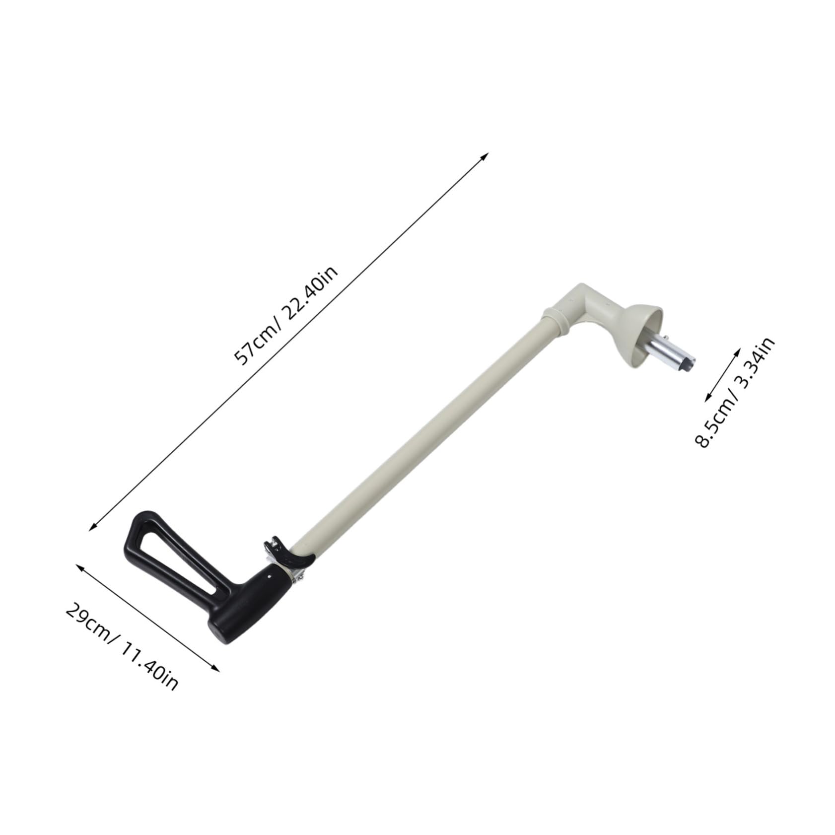 TOYANDONA Poignée de Poussée pour Trottinette Pliable, Tige de Remplacement