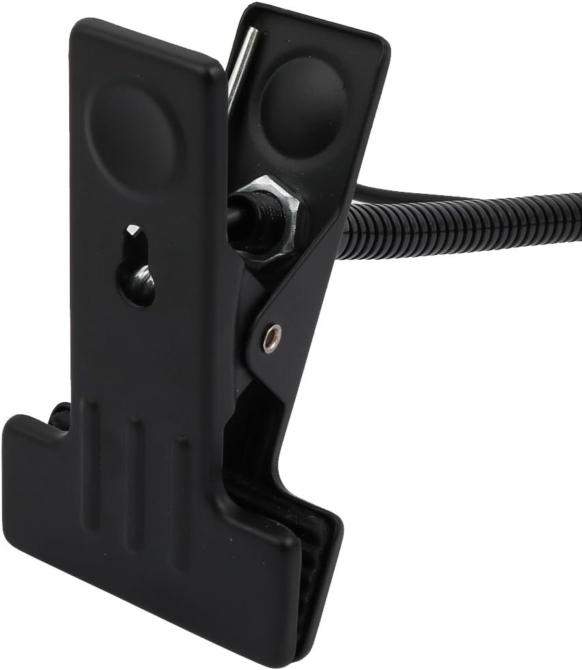 USB Port Lighting fixtures and controls 13W 30 Degree Beam Angle 60cm Arm Cool White LED Clip Desk Lamp Black