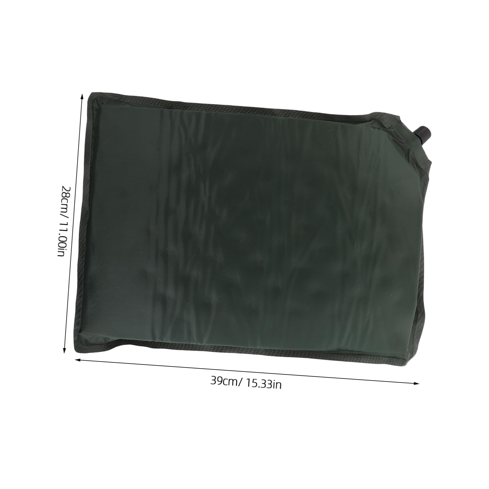 HONMEET Inflatable Folding Seat Pad Double Thick Camping Cushion Self-Inflating Pad for Car Office Airplane Lightweight Insulated