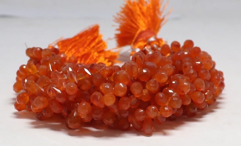 Perles à facettes naturelles Caroline en pierre précieuse pour création haut de gamme