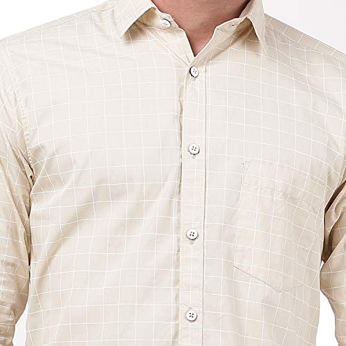 Image of TAHVO Men's Regular Fit Long Sleeves Cotton Formal Shirt