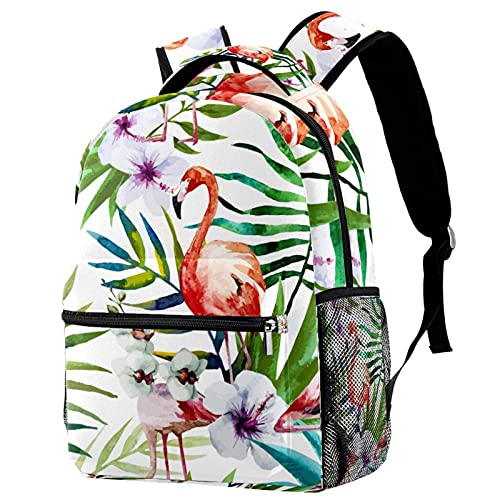 Sac à dos pour garçons et filles au motif fleurs de poisson rouge coloré