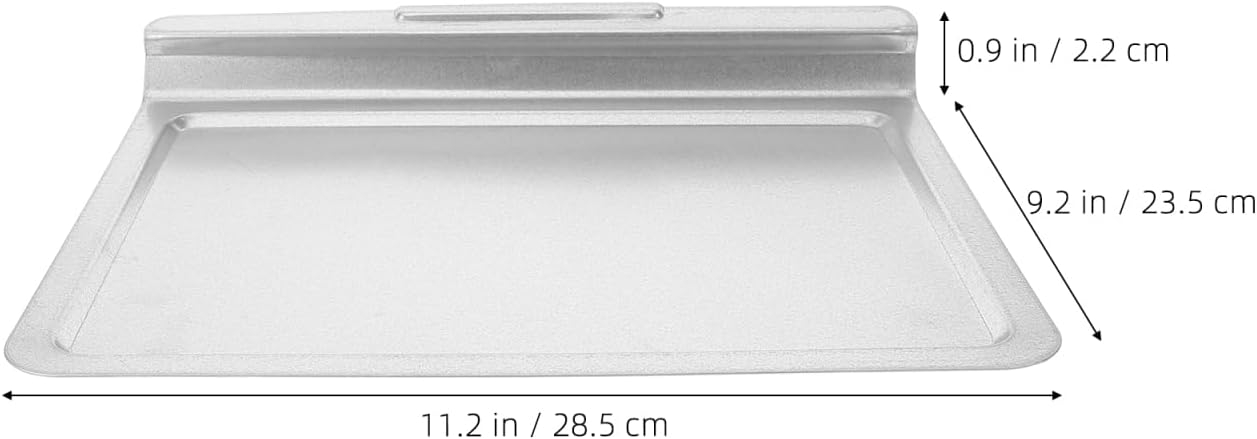 Electric Oven Drip Pan 15L Metal Oil Catch Tray for Baking Roasting Grilling Kitchen Household Use 11.22X9.25X0.87 Inches