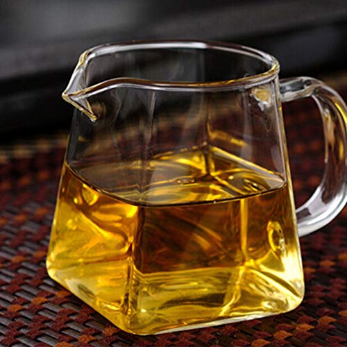 UPKOCH – Chaleira de vidro de aço inoxidável transparente, 2 peças, resistente ao calor, chaleira de