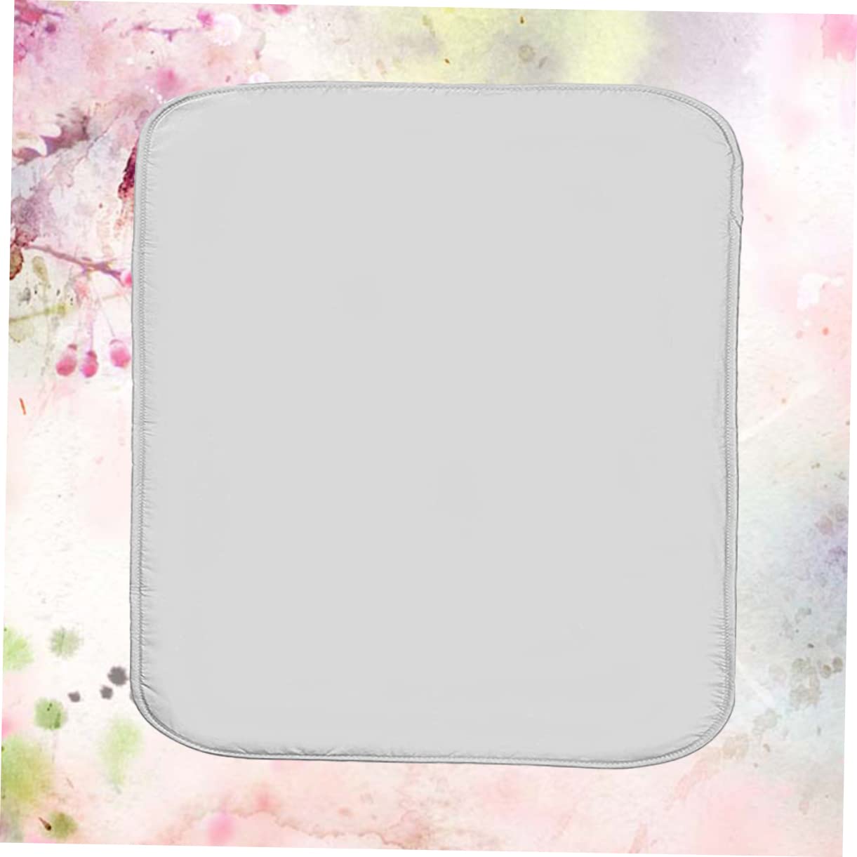 Tappetino da Stiro Pieghevole Bianco 70x80 Cm in Cotone | Uso Domestico su Superfici Piane, Resistente al Calore e Non Infiammabile, 1 Pezzo