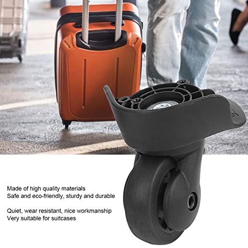 Luggage Wheel, Suitcase Wheel Universal Luggage Replacement Outdoor Supplies Black (S)4