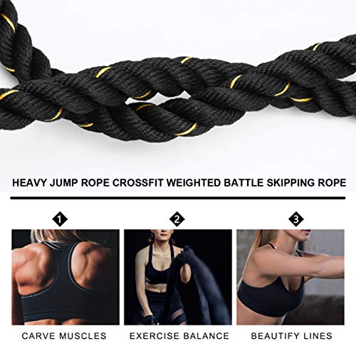 BESPORTBLE 1 conjunto de corda de treinamento para academia pesada para treino corporal, corda de po