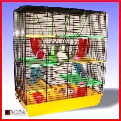 Bonzia Palace Large Hamster Cage Bonzai Palace With Luxury Hammock
