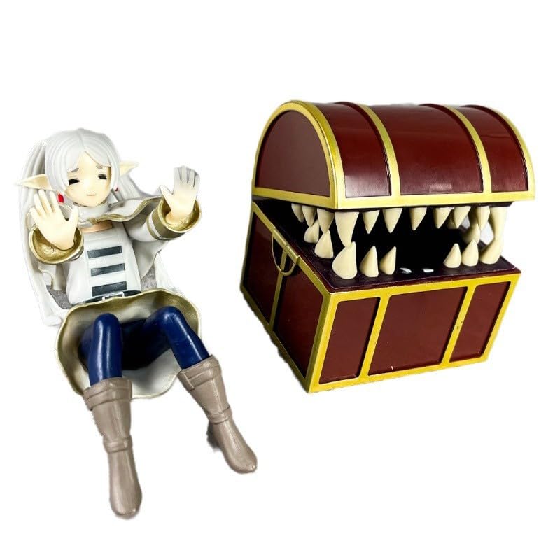 Figurine Frieren Q Version pour Décoration de Bureau et Étagère Manga Modèle PVC 10cm
