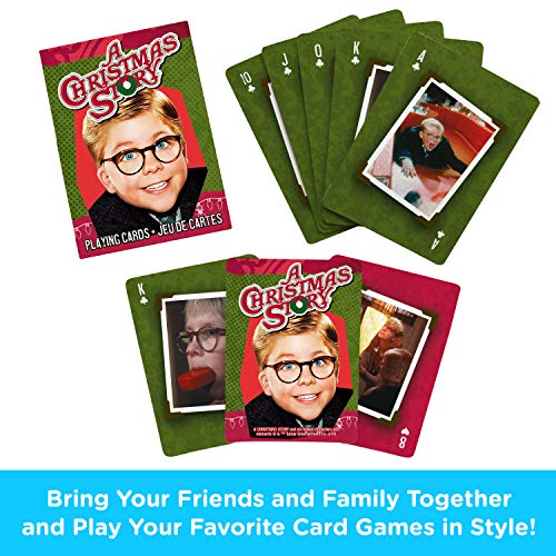 Aquarius A Christmas Story Playing Cards - Christmas Themed Deck Of Cards For Your Favorite Card Games - Officially Licensed Christmas Story Merchandise & Collectibles #TOP1