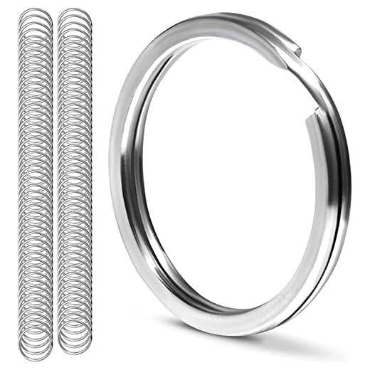 Durable Stainless Steel Key Ring Set