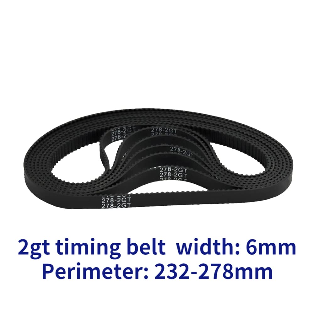 GT2 Timingriemen 2GT, 6 Mm Breite, 274 Mm Länge – Für 3D-Drucker & CNC