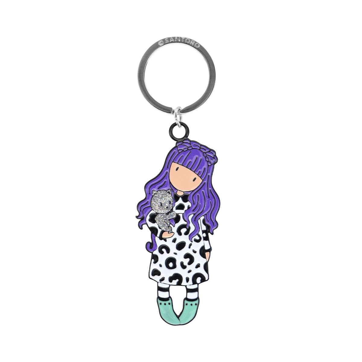 Safta Articolo, Display 12 Portachiavi per Regalo Gorjuss Purrrrfect Love Unisex-Bambini e Ragazzi, Multicolore, M