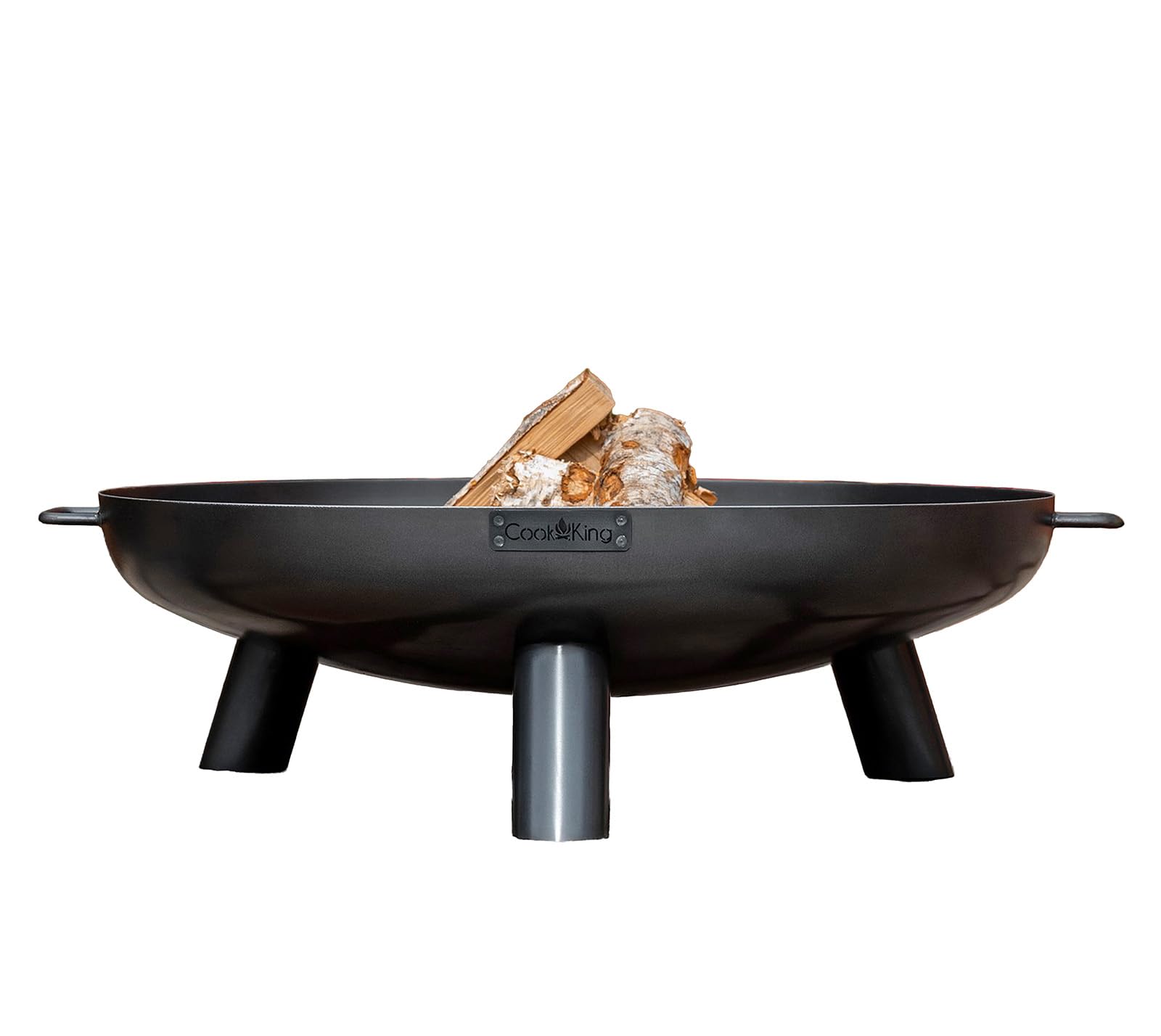 CookKing Bali Feuerschale 80 cm 2 mm Naturstahl Garten-Feuerstelle