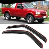 BOOGADEE Original 2pcs Wind Deflectors, in-Channel Rain Guards Set, Side Window Visors Compatible