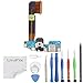 Unifix-Charging Dock USB Port Replacement Parts with Microphone Connector Headphone Jack Assembly for HTC One M9 + Tool Kit