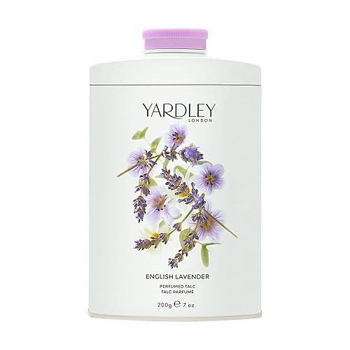 Yardley English Lavender - Talco de lata de 7 onzas para mujer