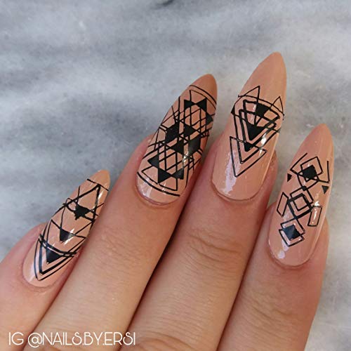 Stiletto Nails Full Nail Tips -Full Cover Clear Stiletto Nail Tips 500Pcs 10 Sizes ECBASKET Long Claw Nails Clear Pointed Nails Full Cover Almond Nails for DIY Nail Art at Home Nail Salon - Thumbnail 7
