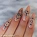 Stiletto Nails Full Nail Tips -Full Cover Clear Stiletto Nail Tips 500Pcs 10 Sizes ECBASKET Long Claw Nails Clear Pointed Nails Full Cover Almond Nails for DIY Nail Art at Home Nail Salon