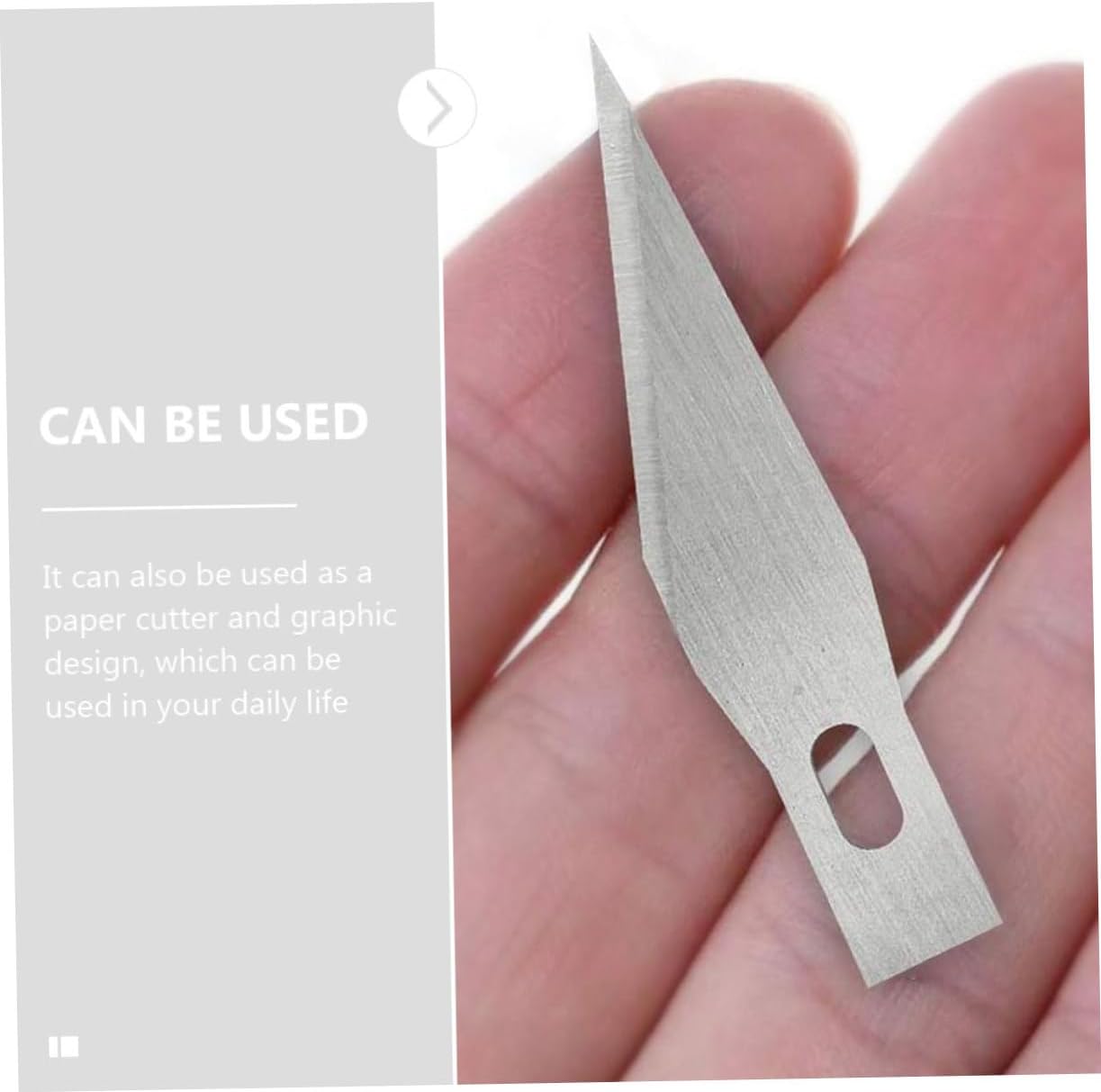 TEHAUX 1 box Replacement Craft Cutting Tool Blades DIY Blades for Carving Scrapbooking Paper Crafts Lightweight Durable for Art and Model Kits