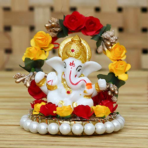 Idole Ganesh sur plaque faite main le cadeau de bénédiction idéal - 2