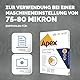 Fellowes Apex A4-Laminierfolien, glänzende Oberfläche, 1000 Blatt - Super-Flex - Ideal für Notizen und Fotos