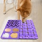 Femont Silicone Snuffle Mat for Dog,Slow Feeder Lick Mat with Suction Cups for Slow Eating,Encourages Natural Foraging Skill,Pet Sniffing Mat for Small/Medium/Large Dog Cat