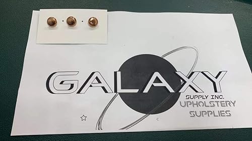 C.S.Osborne & Co Clavos de decoración, 716" de diámetro, Serie 1009 (50, N 6940-CP 12 - Clavo chapado en cobre - Cabeza plana)