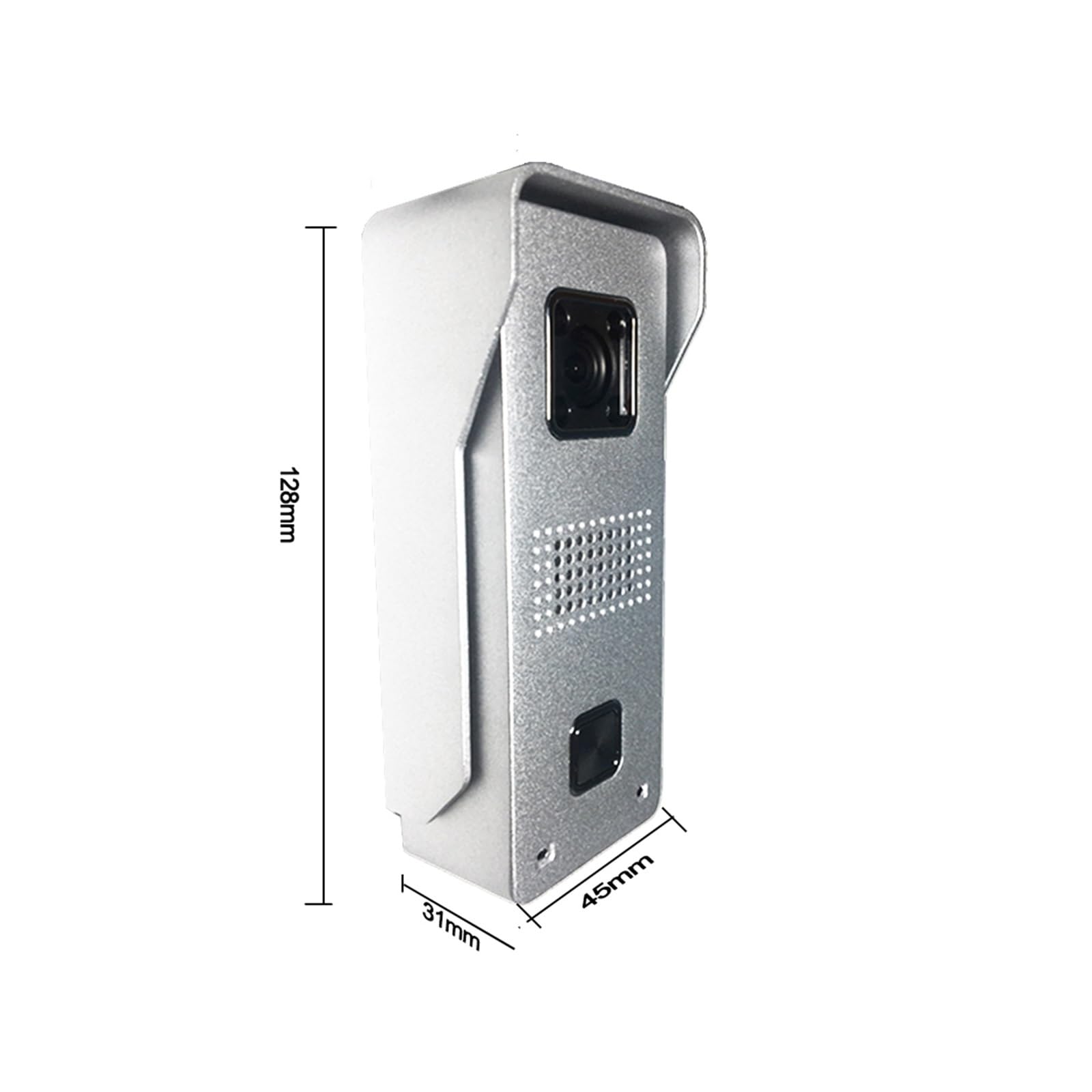7-calowy System Domofonowy Z Wieloma Wideodomofonami Dzwonek Do Drzwi Dwukierunkowa Rozmowa Odblokuj 3/4 Monitory WyraźNy Wyświetlacz Ochrona Każdą Pogodę(4V1)