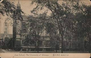 Law School, The University of Chicago Chicago, Illinois IL Original Antique Postcard