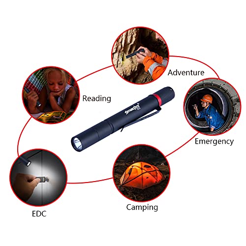 Castnoo 3 Pack Led Pen Flashlight, 3 Modes Pen Lights For Nurses, Medical Penlight With Clip, Ip67 Waterproof Mini Pocket Tactical Pen Light Flashlights For Inspection And Camping #TOP3